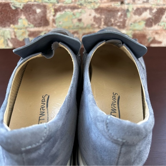 Softwaves Cadie Slip On Sneakers Size 41 10 Blue Suede Loafers - Picture 5 of 9